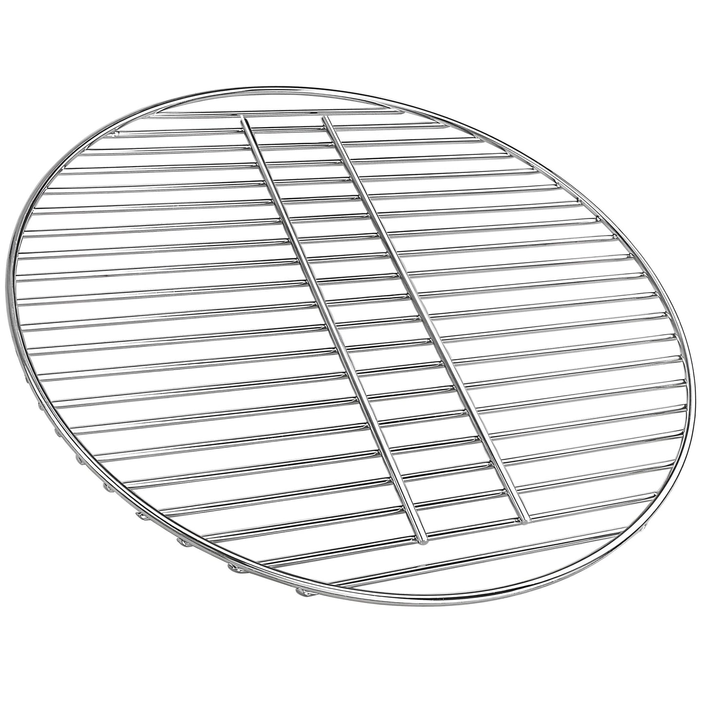 7441 Kolenrooster voor Weber 57 cm ronde houtskoolgrills (One-Touch Silver, Kettle Grills, Bar B kettle, Master Touch en One-Touch Grills), 43 cm, roestvrij staal