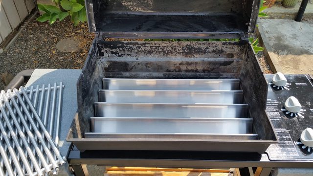 7536/7537 Flavorizer Bars (Brennerbeskyttere) erstatningsdeler for Weber Spirit E-310, S-310, E-320, S-320 (Sidekontroll), Genesis Silver/Gold/Platinum - Genesis B/C gassgriller