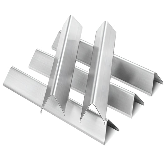 7636 Flavorizer Bars for Weber Spirit 300, Spirit II 300 & Spirit 2 GS4 Grills (E-310, E-320, E-330, S-310, S-320, S-330) (Front-Mounted Burner Controls), Stainless Steel