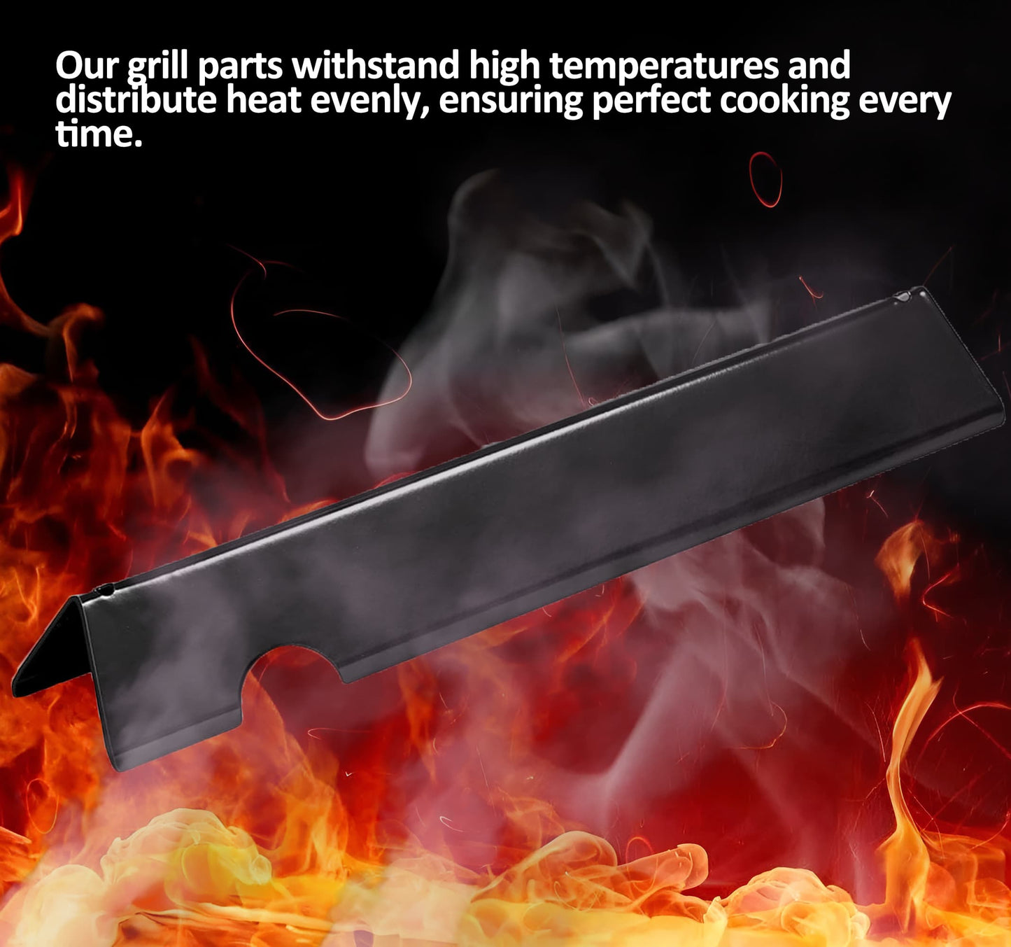 66033 / 66797 Flavorizer Bars (Branderbeschermers) voor Weber GS4 Genesis II 400 / LX 400-serie E-410/ S-410/ SE-410/ E-435 / S-435/ LX E/S-440 gasbarbecues, porselein-geëmailleerd staal