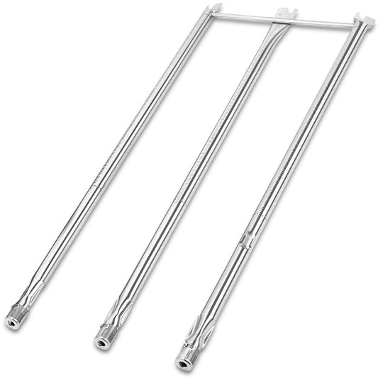 67722 67820 Burner Replacement for Weber Genesis 300 Series Gas Grills (with Side-Controls) E-310/E-320/EP-320/S-320/CEP-310 and Many More, Stainless Steel