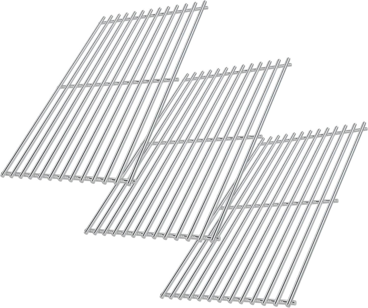 47.5 x 28.2 cm, 66089 / 66097 Grillriste til Weber Genesis II E-410, E-415, E-435, S-410, S-415, S-435, Genesis II LX E-440, S-440, Weber GS4 Grilldele, Rustfrit Stål