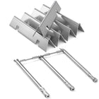 7636 Flavorizer bars & 69787 brännarsats till Weber Spirit 300 & Spirit II 300-serien – Passar till E-310, E-320, S-310, S-320 (frontbetjäning) – Rostfritt stål