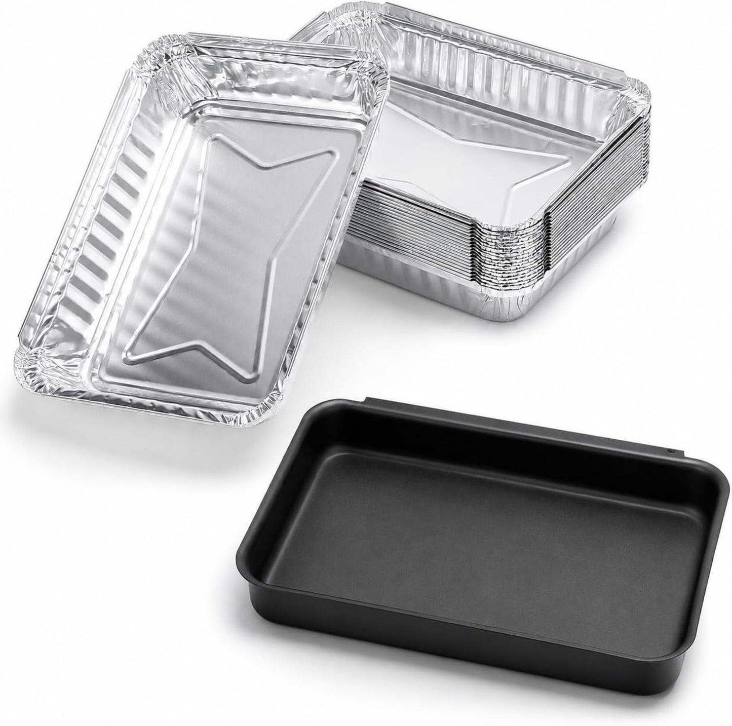 93305 Grease Cup with Disposable Drip Pans | Fits Weber Genesis II 300 & Spirit 200/300, Genesis Silver/Gold/Platinum,1000-5500, Summit Grills
