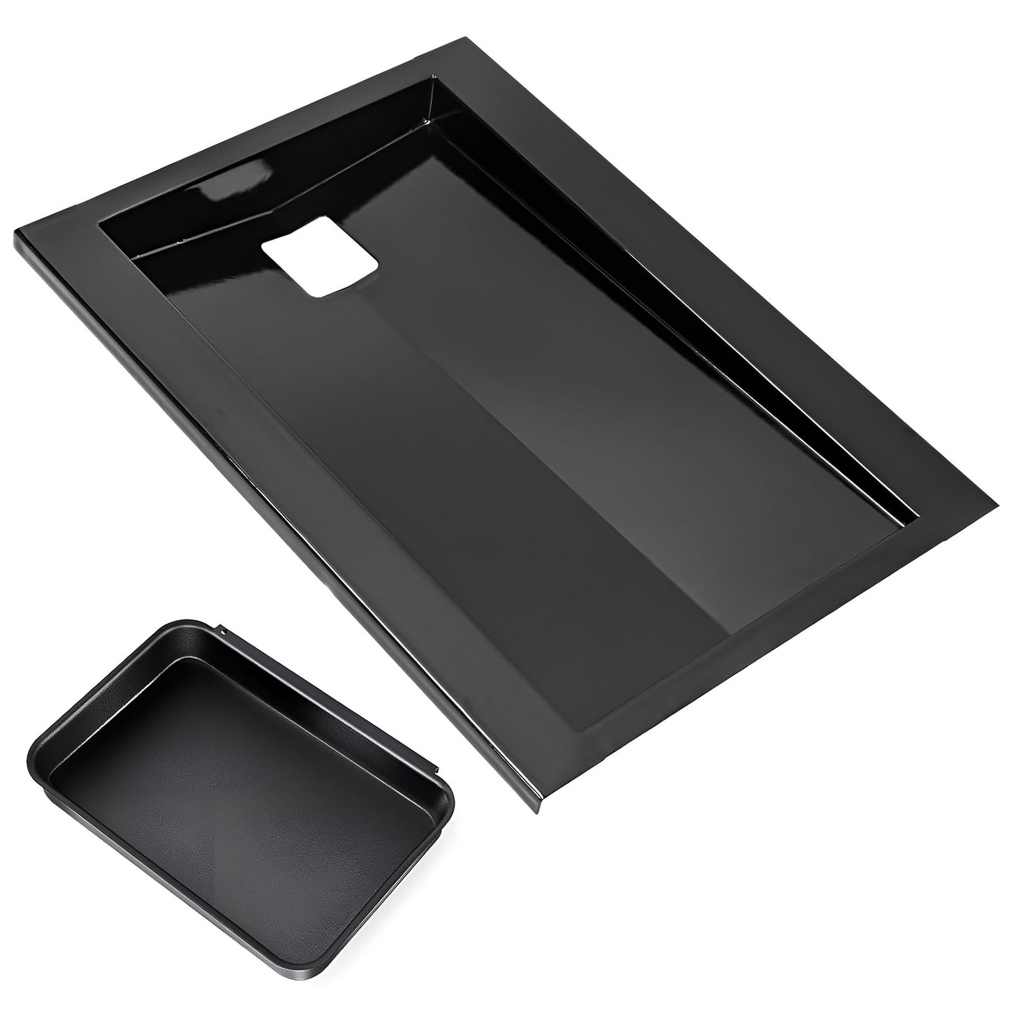 69804 Grease Tray with Grease Cup for Weber Spirit 300 Series Grills (E310/ E320/ S310/ S320) , 44.5 cm x 31cm Replacement Drip Tray