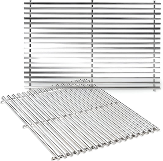 Replacement Grill Grates for Napoleon Prestige 500 & Prestige PRO 500 – SS 304 Stainless Steel, 2-Pack
