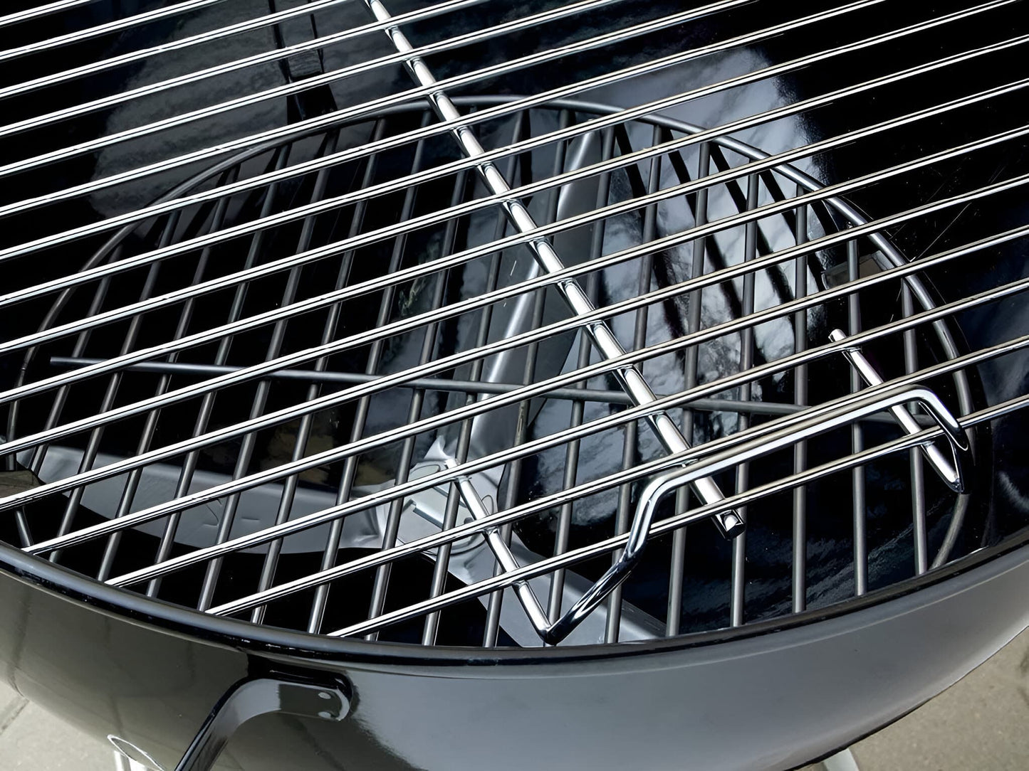 7432 Replacement Cooking Grate for Weber 47 cm Charcoal Grills (Bar B-Kettle, Smokey Mountain Cooker Smoker and One-Touch Grill), 44.5 cm, Stainless Steel