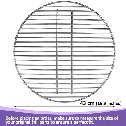 7441 Spare Charcoal Grate for 57cm Round Weber Charcoal Grills (One-Touch Silver, Kettle Grills, Bar B kettle, Master Touch and One-Touch Grills), 43 cm, Stainless Steel