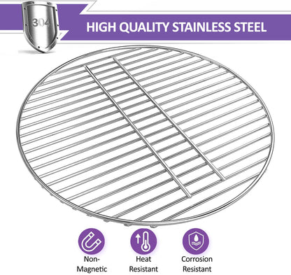 7441 Spare Charcoal Grate for 57cm Round Weber Charcoal Grills (One-Touch Silver, Kettle Grills, Bar B kettle, Master Touch and One-Touch Grills), 43 cm, Stainless Steel