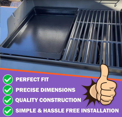 Cast Iron Deep Griddle for Weber Genesis II 300 & 600 | Fits E310, 330, 610 & more | Replaces 7599