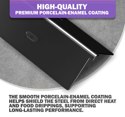 7-Pack Replacement Sear Plates for NAPOLEON Prestige 500 & Rogue 525 Series Grills, Porcelain-Enameled Steel