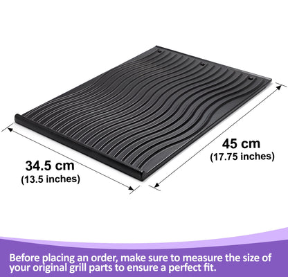 Reversible Cast Iron Griddle for Napoleon Prestige PRO 500 Series Grills, 34.5 x 45 cm