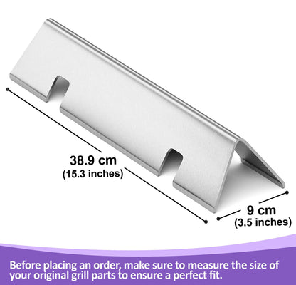 7635 Flavorizer Bars for Weber Spirit 200 & Spirit II 200 Series with Front Control Panel, Spirit E-210, E-220, S-210, S-220, Weber Grill Parts, Stainless Steel