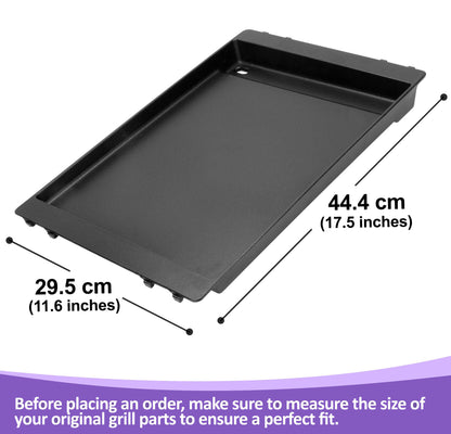 Cast Iron Deep Griddle for Weber Spirit II 300, E310, 700/900 & Genesis Silver/Gold/1000-5000 | Replaces 7658