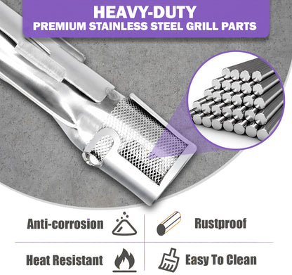 Replacement Grill Burners for Weber Spirit 330 & 335 Series (2013–2024, Front-Control Models) – Fits E-330, S-330, SP-330, E-335, SP-335 – Replaces 68948