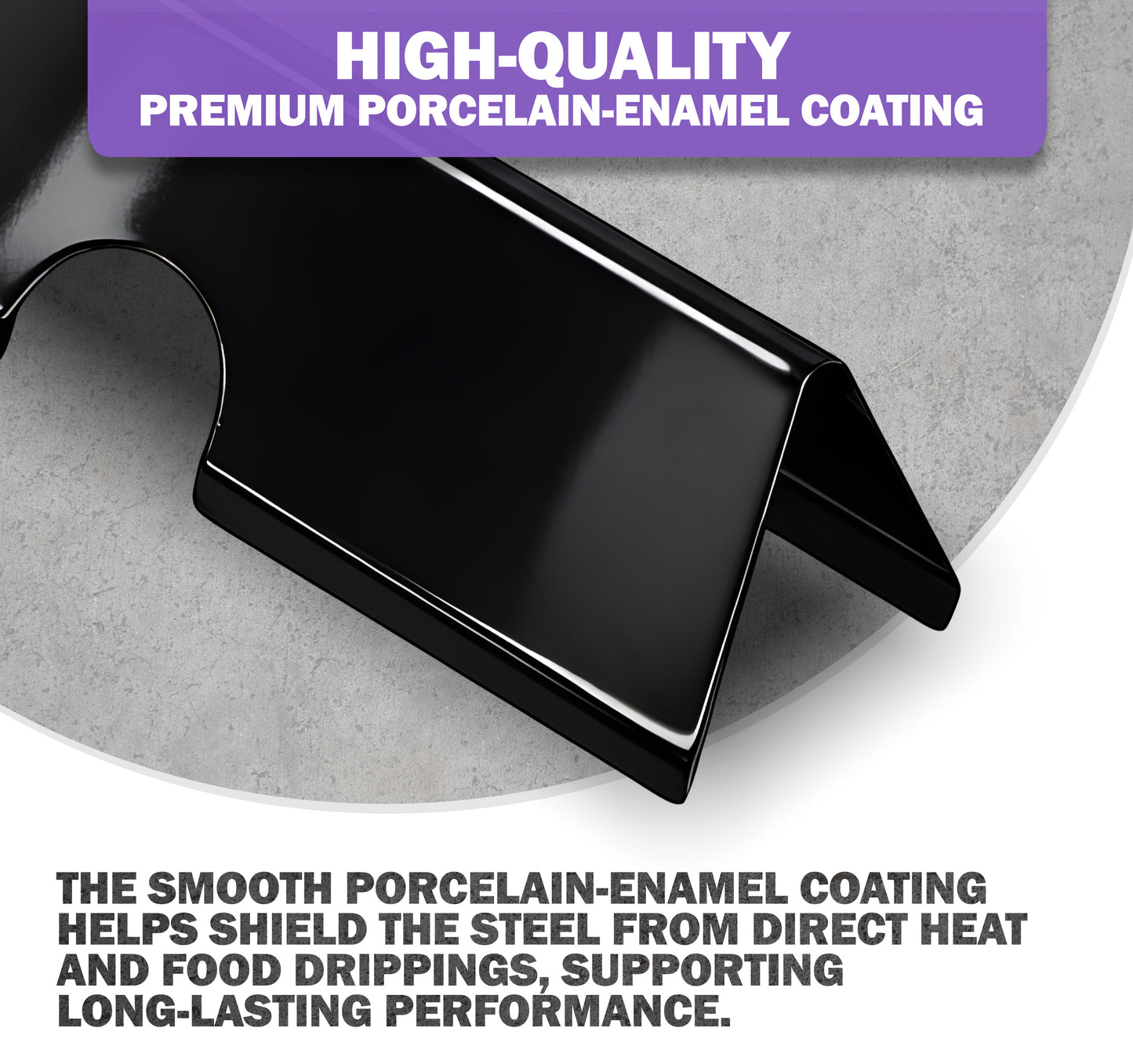 66033 / 66797 Flavorizer Bars (Branderbeschermers) voor Weber GS4 Genesis II 400 / LX 400-serie E-410/ S-410/ SE-410/ E-435 / S-435/ LX E/S-440 gasbarbecues, porselein-geëmailleerd staal