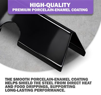 66033 / 66797 Flavorizer Bars (Branderbeschermers) voor Weber GS4 Genesis II 400 / LX 400-serie E-410/ S-410/ SE-410/ E-435 / S-435/ LX E/S-440 gasbarbecues, porselein-geëmailleerd staal