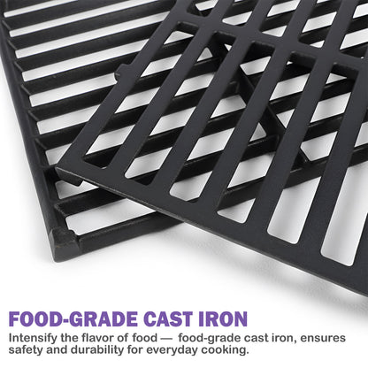 7524 Grill Grates for Weber Genesis 300 Series, Fits E-310/E-320/E-330/S-310/S-320/S-330), Cast Iron