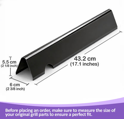66033 / 66797 Flavorizer Bars (Branderbeschermers) voor Weber GS4 Genesis II 400 / LX 400-serie E-410/ S-410/ SE-410/ E-435 / S-435/ LX E/S-440 gasbarbecues, porselein-geëmailleerd staal