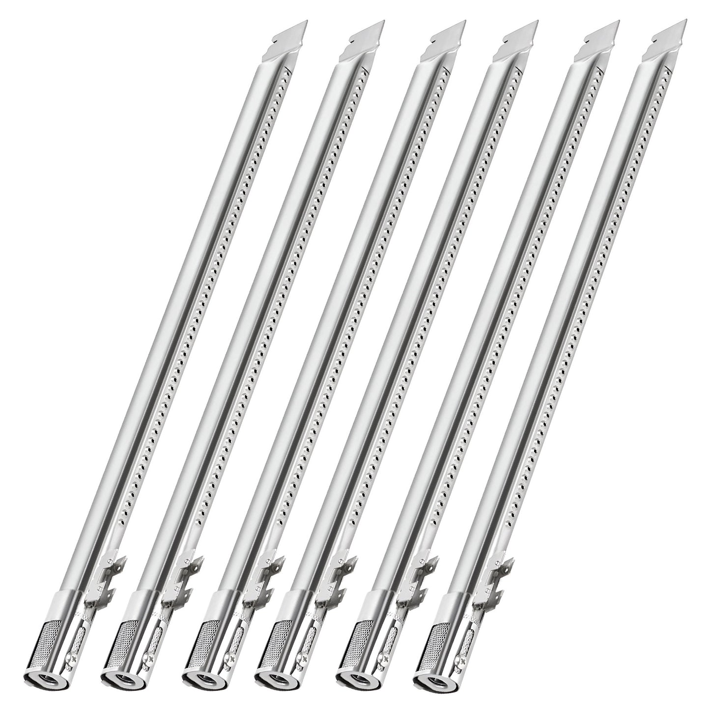 Replacement Burners for Weber Genesis II 600 Series Grills – 6-Pack Stainless Steel, Fits E-610, S-610, LX E-640 & LX S-640 (Replaces 67491)