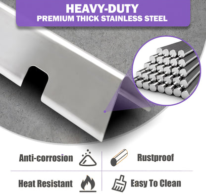 7636 Flavorizer Bars for Weber Spirit 300, Spirit II 300 & Spirit 2 GS4 Grills (E-310, E-320, E-330, S-310, S-320, S-330) (Front-Mounted Burner Controls), Stainless Steel