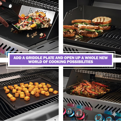 Reversible Cast Iron Griddle for Napoleon Prestige PRO 500 Series Grills, 34.5 x 45 cm