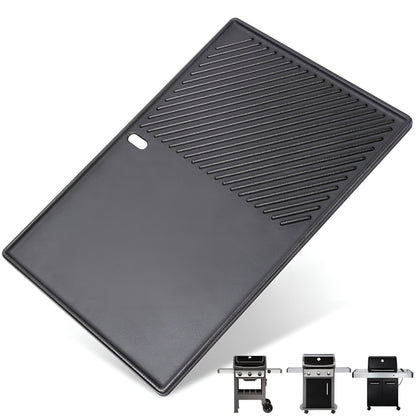 7598 Cast Iron Flat Griddle for Weber Spirit 300 & II 300 Series, Spirit 700/900, Genesis Silver/Gold/Platinum B/C, Genesis 1000–5000 Gas Grills