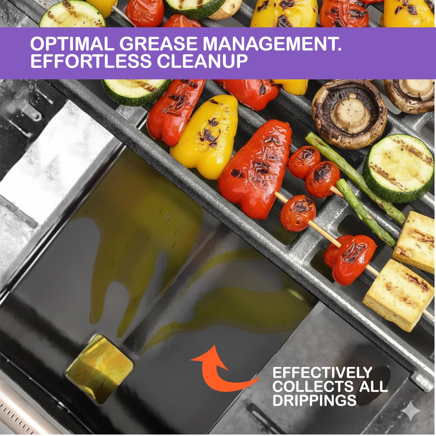 69804 Grease Tray with Grease Cup for Weber Spirit 300 Series Grills (E310/ E320/ S310/ S320) , 44.5 cm x 31cm Replacement Drip Tray