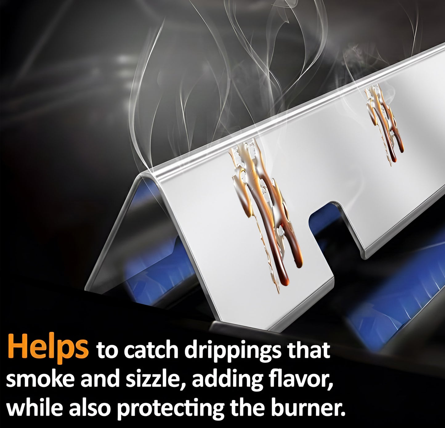 7635 Flavorizer Bars for Weber Spirit 200 & Spirit II 200 Series with Front Control Panel, Spirit E-210, E-220, S-210, S-220, Weber Grill Parts, Stainless Steel