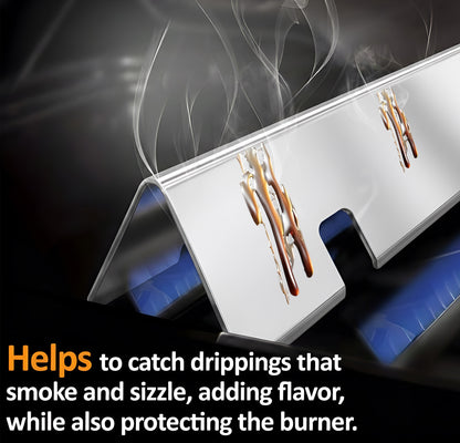 7636 Flavorizer Bars for Weber Spirit 300, Spirit II 300 & Spirit 2 GS4 Grills (E-310, E-320, E-330, S-310, S-320, S-330) (Front-Mounted Burner Controls), Stainless Steel