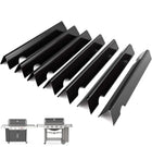 7 kpl posliiniemaloidut Flavorizer Bars -poltinsuojat Weber Genesis II 400 & Genesis 400 -sarjan grilleihin (E-410/S-410, E-415, E-435/S-435, E-440), korvaa Weber 66797 / 66033