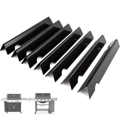 66033 / 66797 Flavorizer Bars (Branderbeschermers) voor Weber GS4 Genesis II 400 / LX 400-serie E-410/ S-410/ SE-410/ E-435 / S-435/ LX E/S-440 gasbarbecues, porselein-geëmailleerd staal