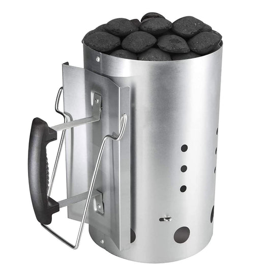 Weber 7416 Chimney Starter/ Charcoal Lighter/ Burning Column/ Grill Lighter for Charcoal Grills with Safety Handle, 19 cm x 30.5 cm