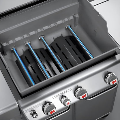 Weber Genesis Grill Reservedeler - 7620 Flavorizer Bars (Brennerbeskyttere) & 7622 Varmereflektor Sett for E-310, E-320, E-330, S-330 (300 Serien, Frontkontroll)