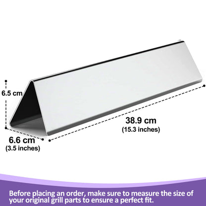 7636 Flavorizer Bars for Weber Spirit 300, Spirit II 300 & Spirit 2 GS4 Grills (E-310, E-320, E-330, S-310, S-320, S-330) (Front-Mounted Burner Controls), Stainless Steel