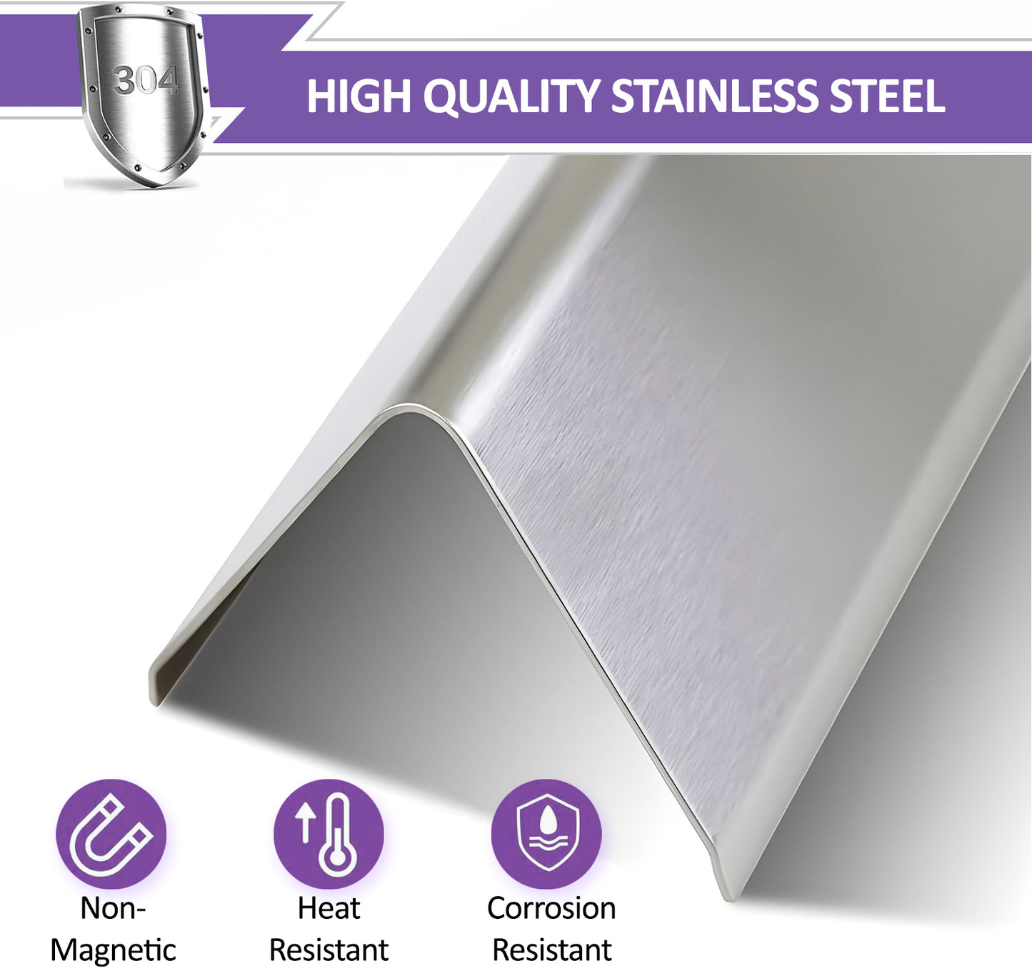 7636 Flavorizer Bars for Weber Spirit 300, Spirit II 300 & Spirit 2 GS4 Grills (E-310, E-320, E-330, S-310, S-320, S-330) (Front-Mounted Burner Controls), Stainless Steel