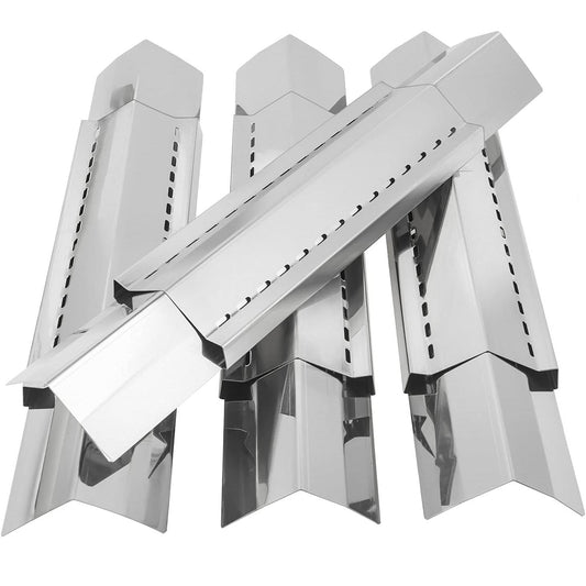 4-pack adjustable 3-piece stainless steel heat tents 31-64 cm for Weber, Napoleon, Char-Broil & gas grills.