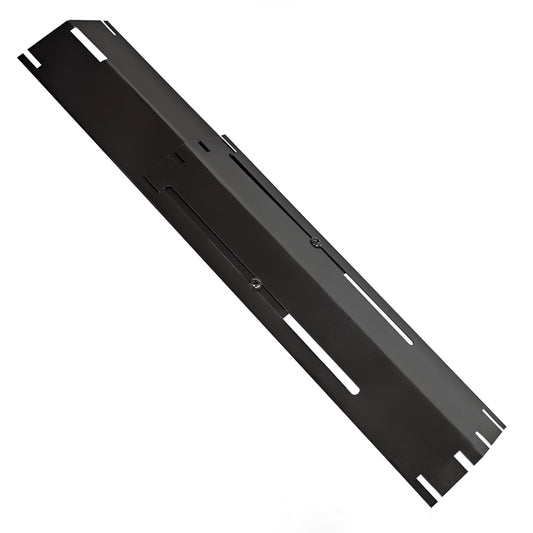 Adjustable porcelain-coated steel heat tent flame tamer 30-51 cm for Weber, Napoleon, Char-Broil & gas grills.