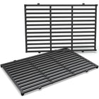 7638 Cast iron Grill Grates for Weber Spirit 300 Series (E-310/E-320/S-310/S-320), Spirit 700, Silver/Gold/Platinum B & C, Genesis 1000-5000 Gas Grills, 44.5 cm x 30.2 cm each