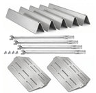 Flavorizer Bars, Burners & Heat Deflectors Set for Weber Genesis 330 Grills (2011–2016) - Fits Genesis S-330, ESP-330, Stainless Steel