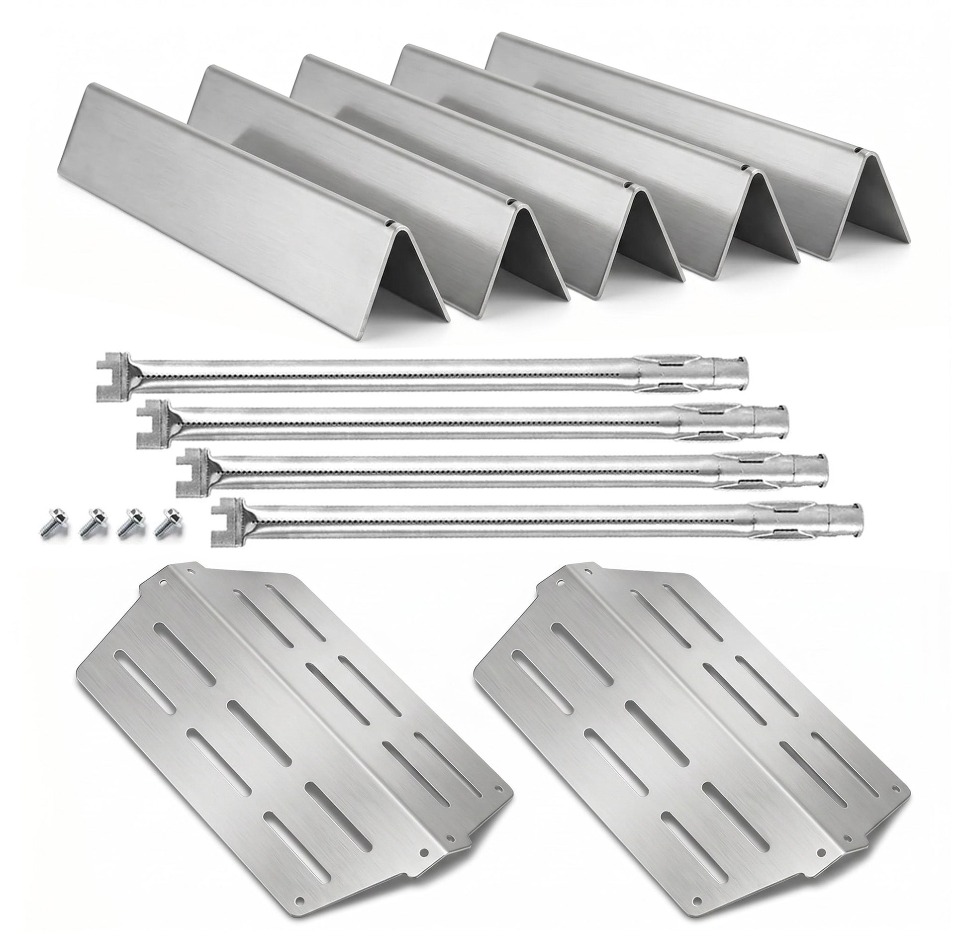 stainless steel Flavorizer bars, burner tubes & heat deflectors kit replacing Weber 7621, 7622 & 62752 for Genesis 300 (330) grills