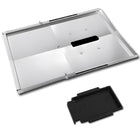 Grease Tray with Adjustable Width (30 cm to 45 cm) x 31 cm for Small Grills from Weber Biltema, Lucifer, Napolean, Landmann and Many More, Fits Universally