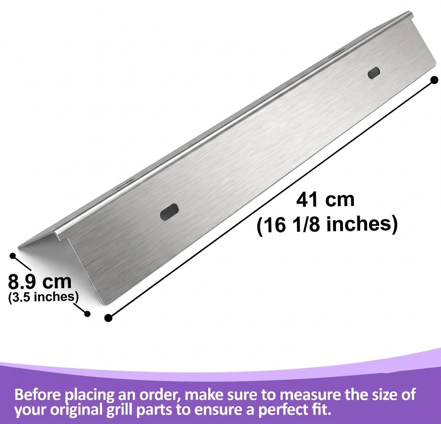 3-Pack Replacement Sear Plates for Napoleon Freestyle 365, Legend 365 & Rogue 365(XT) Grills, Stainless Steel