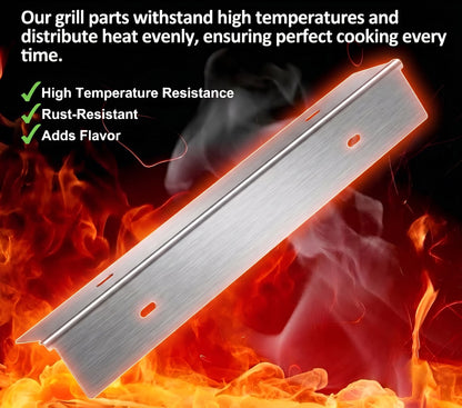 3-Pack Replacement Sear Plates for Napoleon Freestyle 365, Legend 365 & Rogue 365(XT) Grills, Stainless Steel