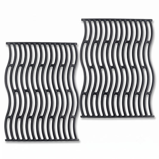 Grill Grates for Napoleon LEX 485, Legend, Mirage & Lifestyle 485 – Cast Iron, 2-Pack