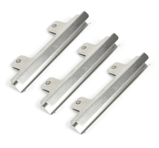 3-pack stainless steel 14.4 cm burner crossover channels for Napoleon Prestige & PRO 500 gas grills replacement.