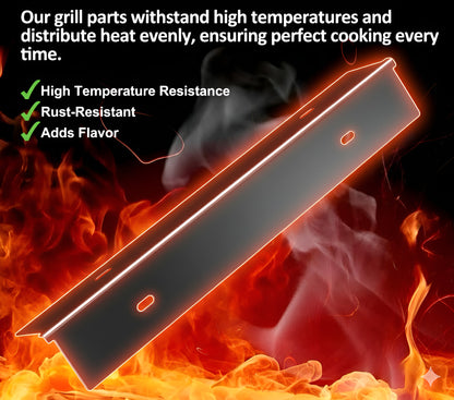 7-Pack Replacement Sear Plates for NAPOLEON Prestige 500 & Rogue 525 Series Grills, Porcelain-Enameled Steel