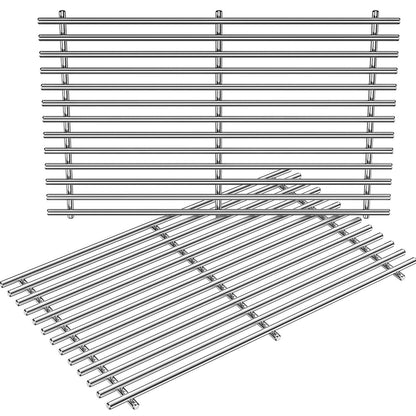 stainless steel cooking grates 48.8x30 cm for Weber Summit 440, 450, 460 & 470 grills, replaces 67550.