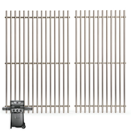 stainless steel cooking grates 2-pack for Napoleon Freestyle 365, Legend 365 & Rogue 365 series gas grills.