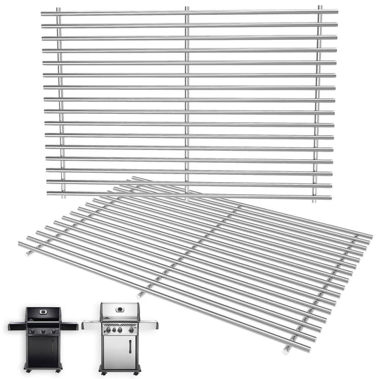 stainless steel cooking grates 2-pack for Napoleon Rogue 425, Legend & Freestyle 425 grills.